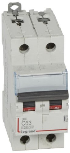 Выключатель автоматический Legrand DX3-E 10000 2п 63А C 16кА картинка